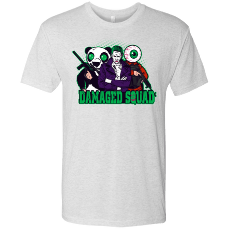 T-Shirts Heather White / Small Damaged Squad Men's Triblend T-Shirt