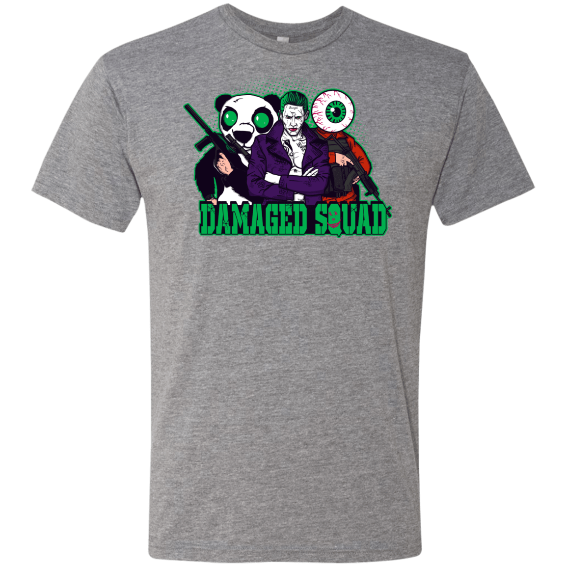 T-Shirts Premium Heather / Small Damaged Squad Men's Triblend T-Shirt