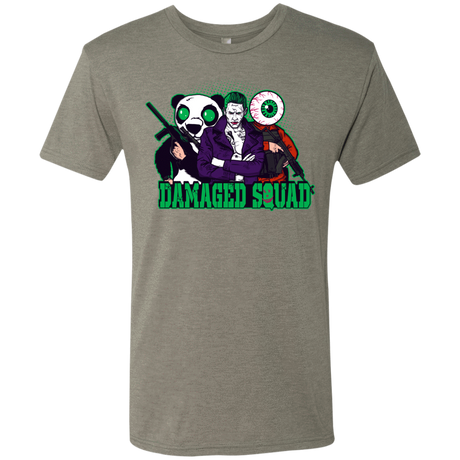 T-Shirts Venetian Grey / Small Damaged Squad Men's Triblend T-Shirt