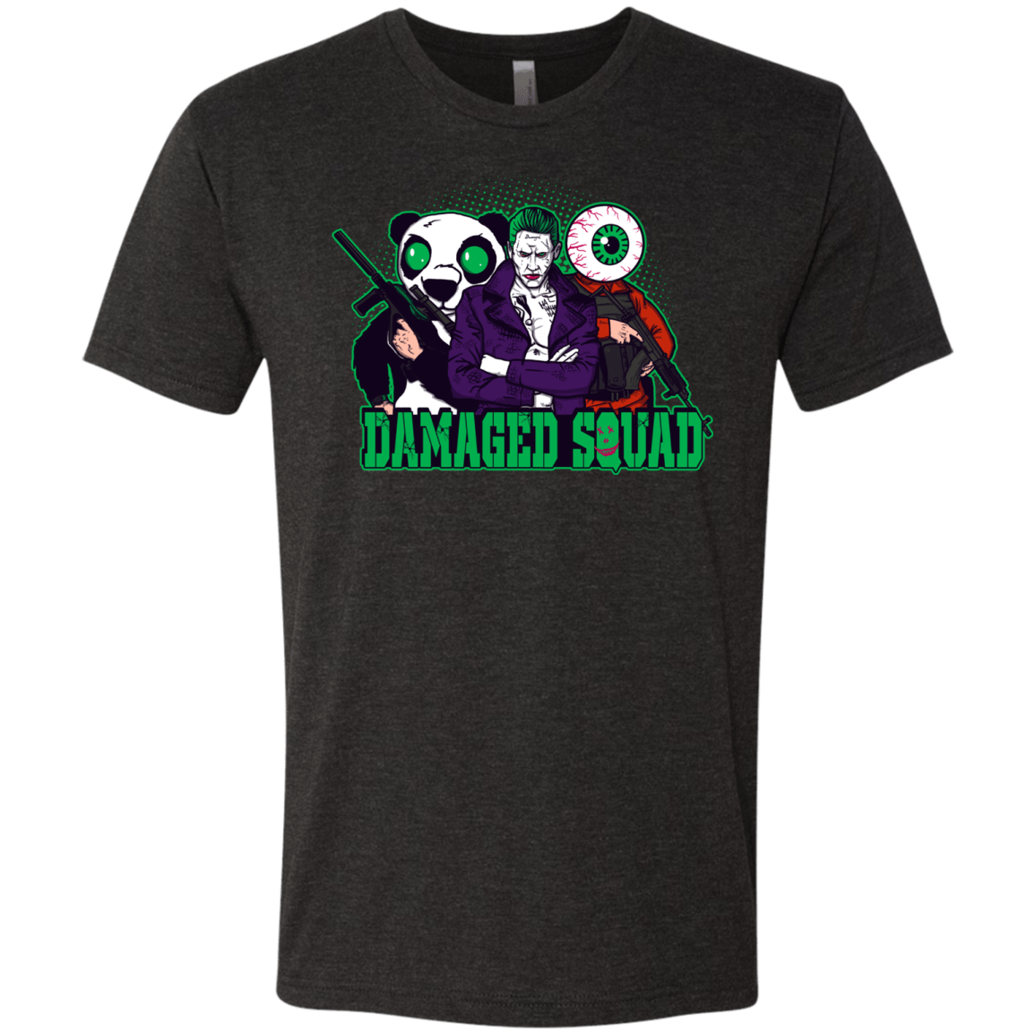 T-Shirts Vintage Black / Small Damaged Squad Men's Triblend T-Shirt