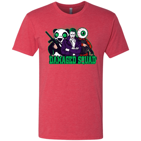 T-Shirts Vintage Red / Small Damaged Squad Men's Triblend T-Shirt