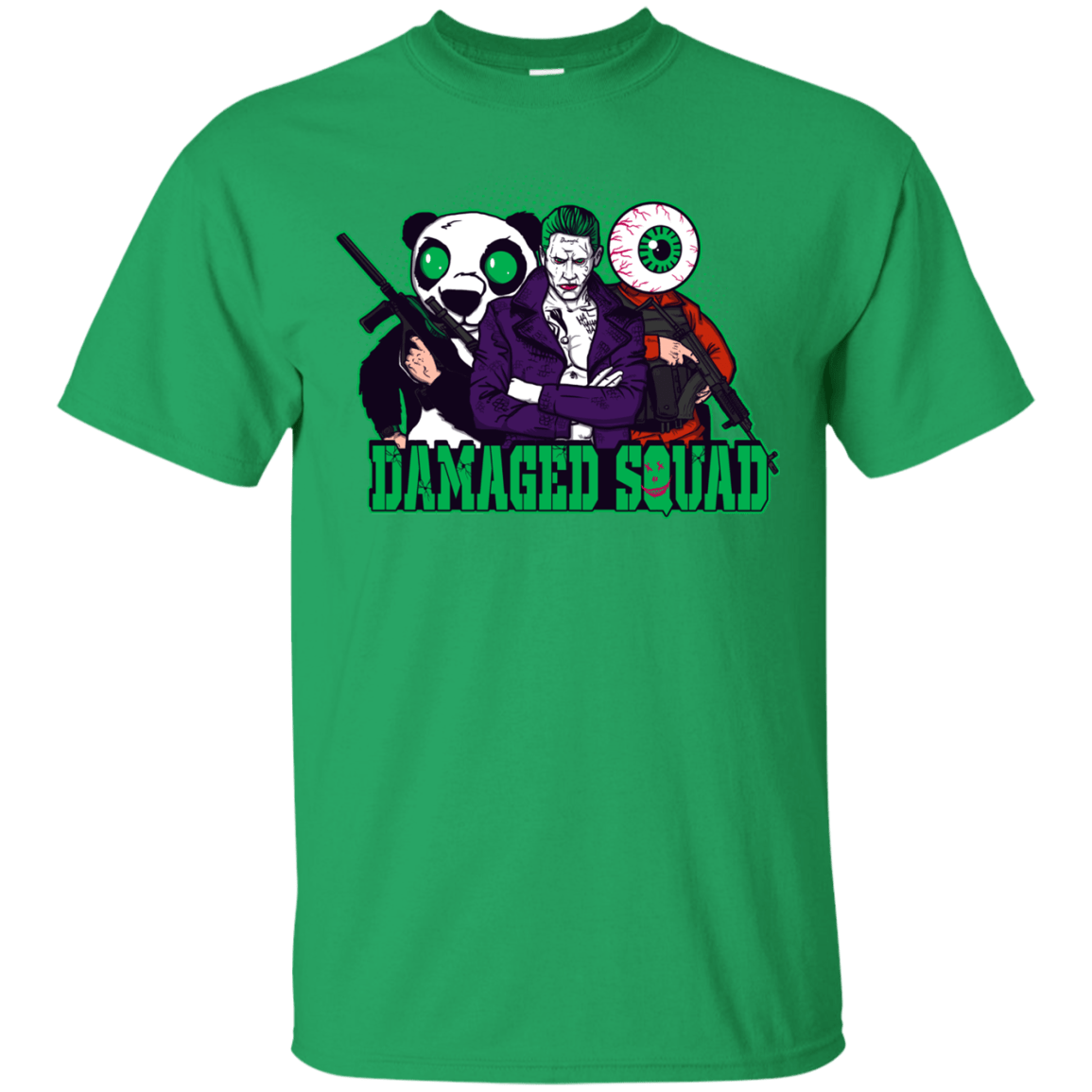 T-Shirts Irish Green / Small Damaged Squad T-Shirt