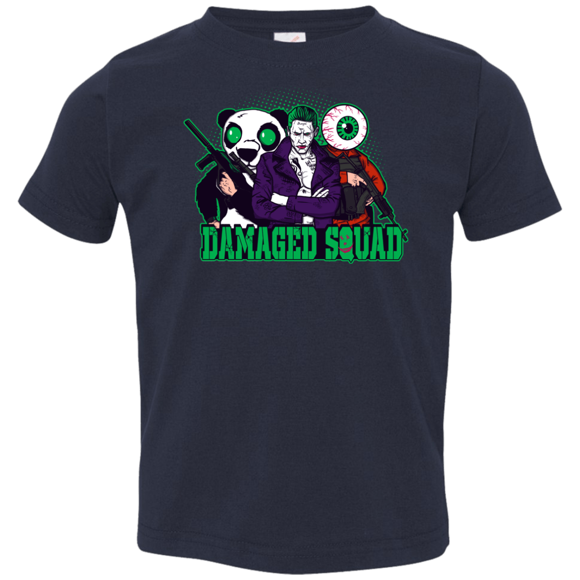 T-Shirts Navy / 2T Damaged Squad Toddler Premium T-Shirt