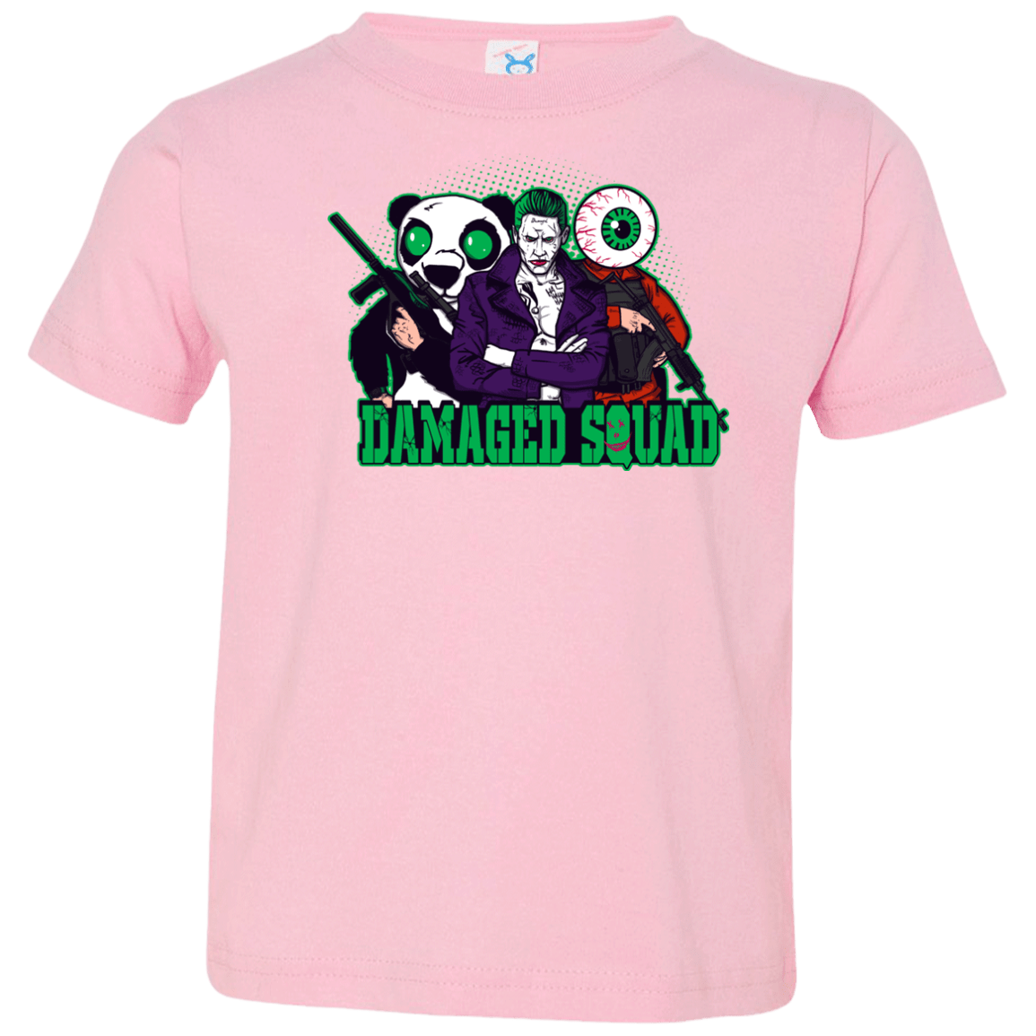 T-Shirts Pink / 2T Damaged Squad Toddler Premium T-Shirt