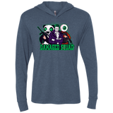 T-Shirts Indigo / X-Small Damaged Squad Triblend Long Sleeve Hoodie Tee