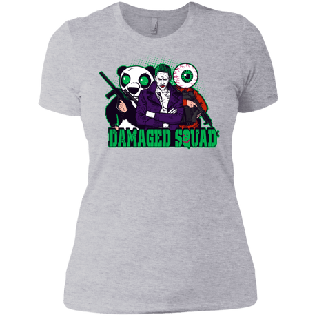 T-Shirts Heather Grey / X-Small Damaged Squad Women's Premium T-Shirt