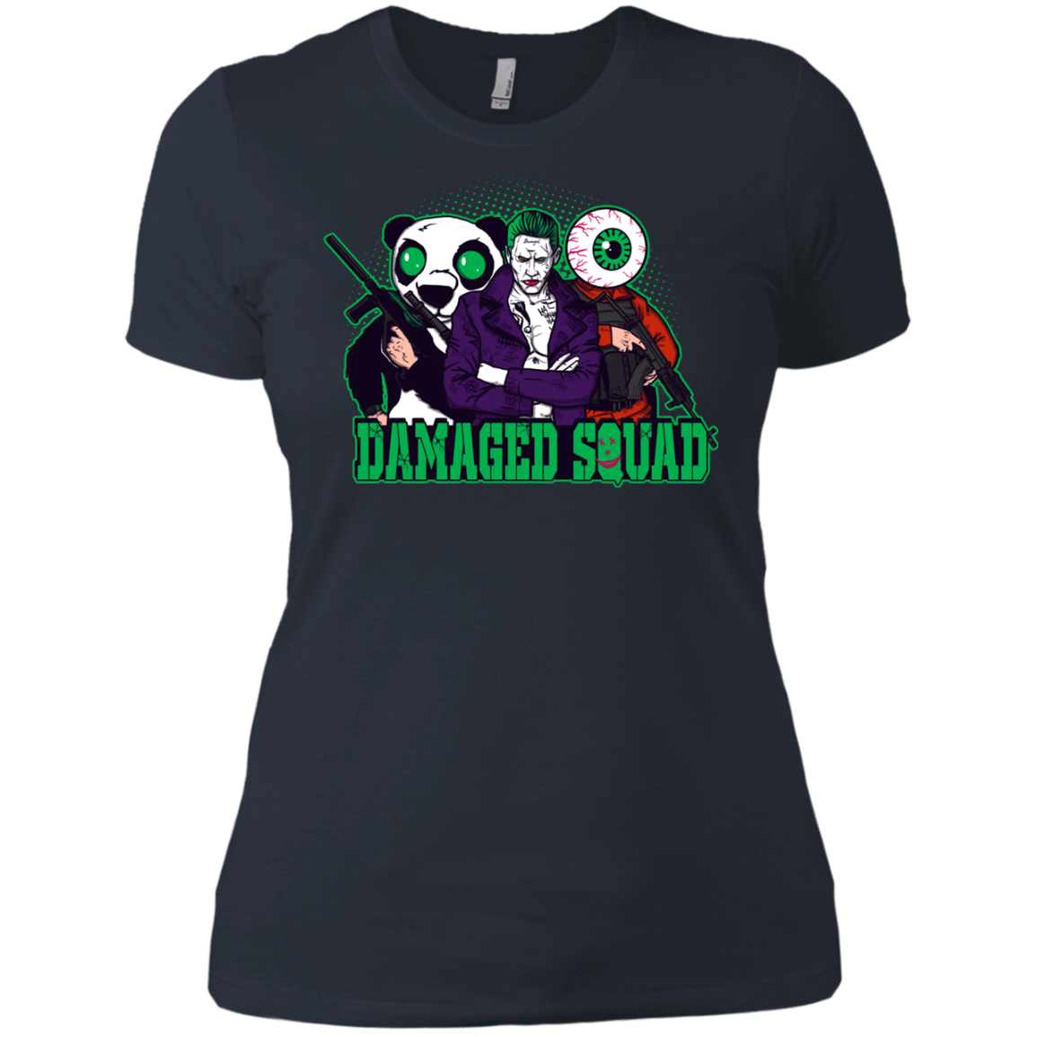 T-Shirts Indigo / X-Small Damaged Squad Women's Premium T-Shirt