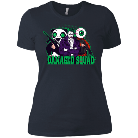 T-Shirts Indigo / X-Small Damaged Squad Women's Premium T-Shirt