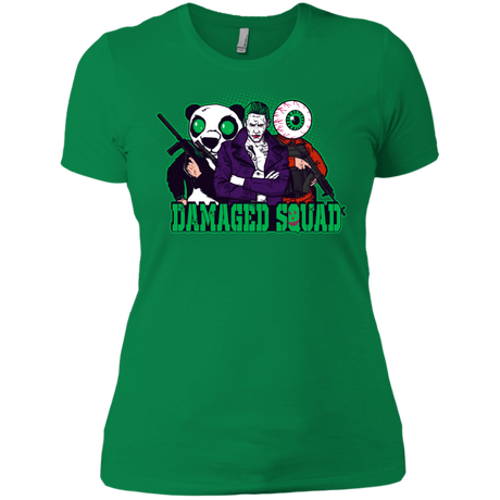 T-Shirts Kelly Green / X-Small Damaged Squad Women's Premium T-Shirt