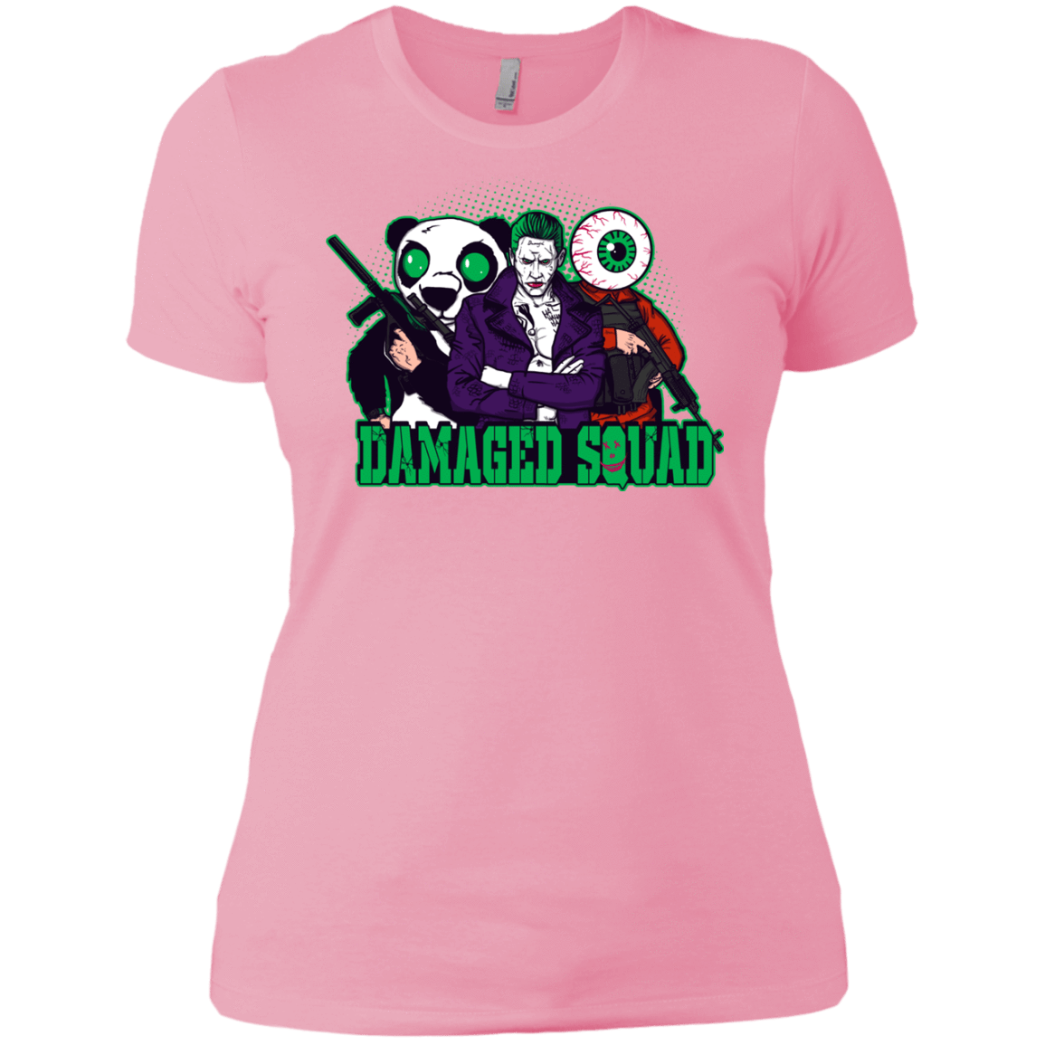 T-Shirts Light Pink / X-Small Damaged Squad Women's Premium T-Shirt
