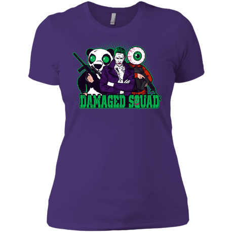 T-Shirts Purple Rush/ / X-Small Damaged Squad Women's Premium T-Shirt