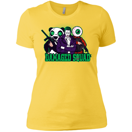 T-Shirts Vibrant Yellow / X-Small Damaged Squad Women's Premium T-Shirt