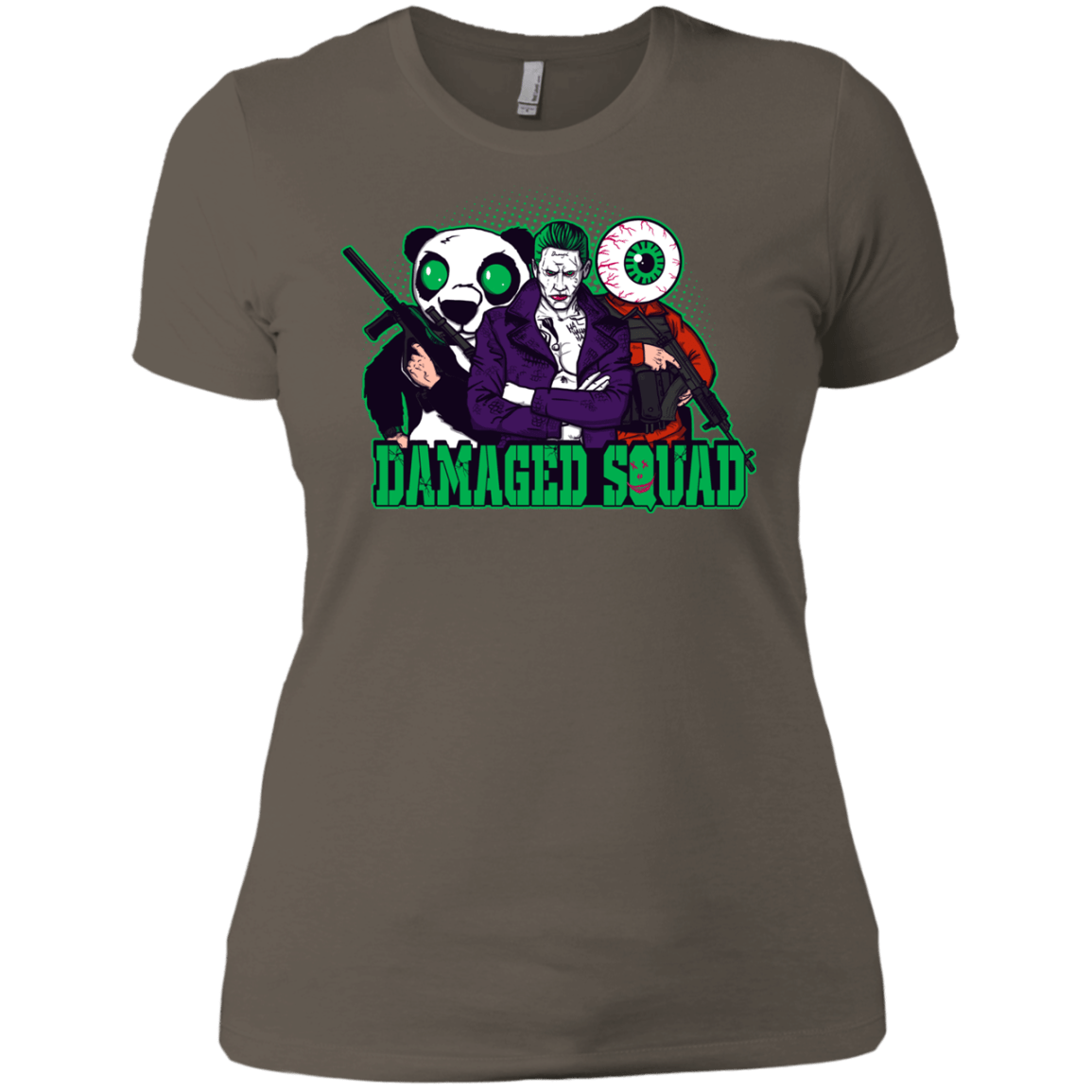 T-Shirts Warm Grey / X-Small Damaged Squad Women's Premium T-Shirt