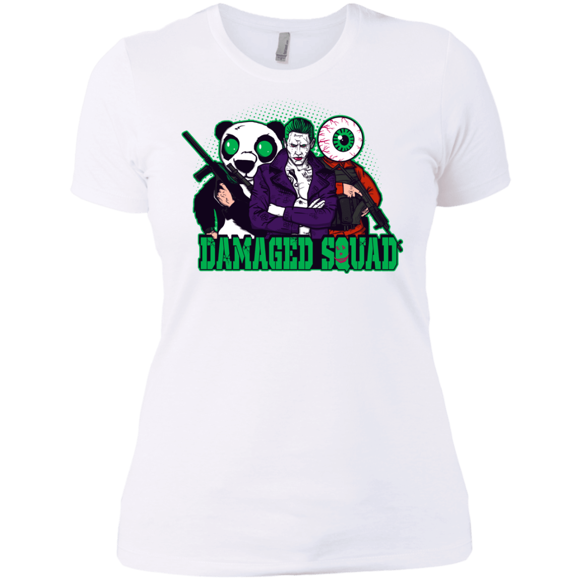 T-Shirts White / X-Small Damaged Squad Women's Premium T-Shirt