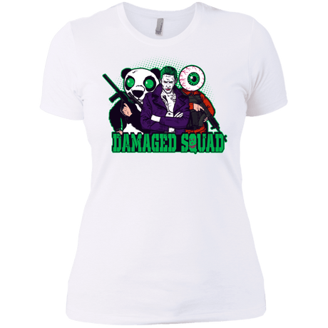 T-Shirts White / X-Small Damaged Squad Women's Premium T-Shirt