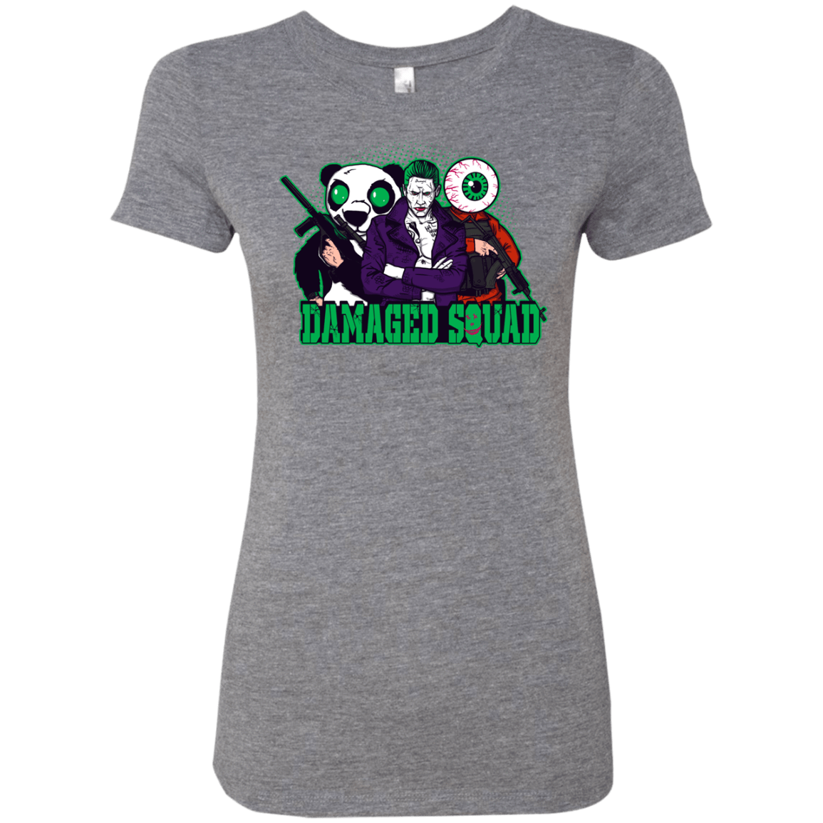 T-Shirts Premium Heather / Small Damaged Squad Women's Triblend T-Shirt
