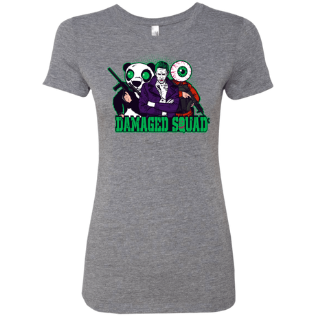 T-Shirts Premium Heather / Small Damaged Squad Women's Triblend T-Shirt