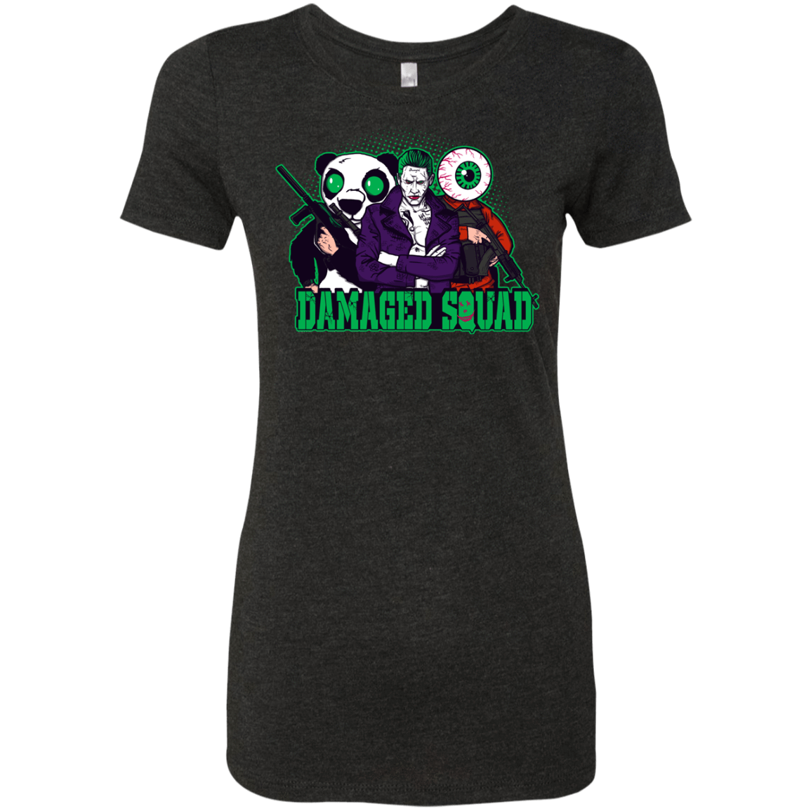 T-Shirts Vintage Black / Small Damaged Squad Women's Triblend T-Shirt