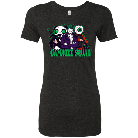 T-Shirts Vintage Black / Small Damaged Squad Women's Triblend T-Shirt