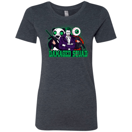 T-Shirts Vintage Navy / Small Damaged Squad Women's Triblend T-Shirt