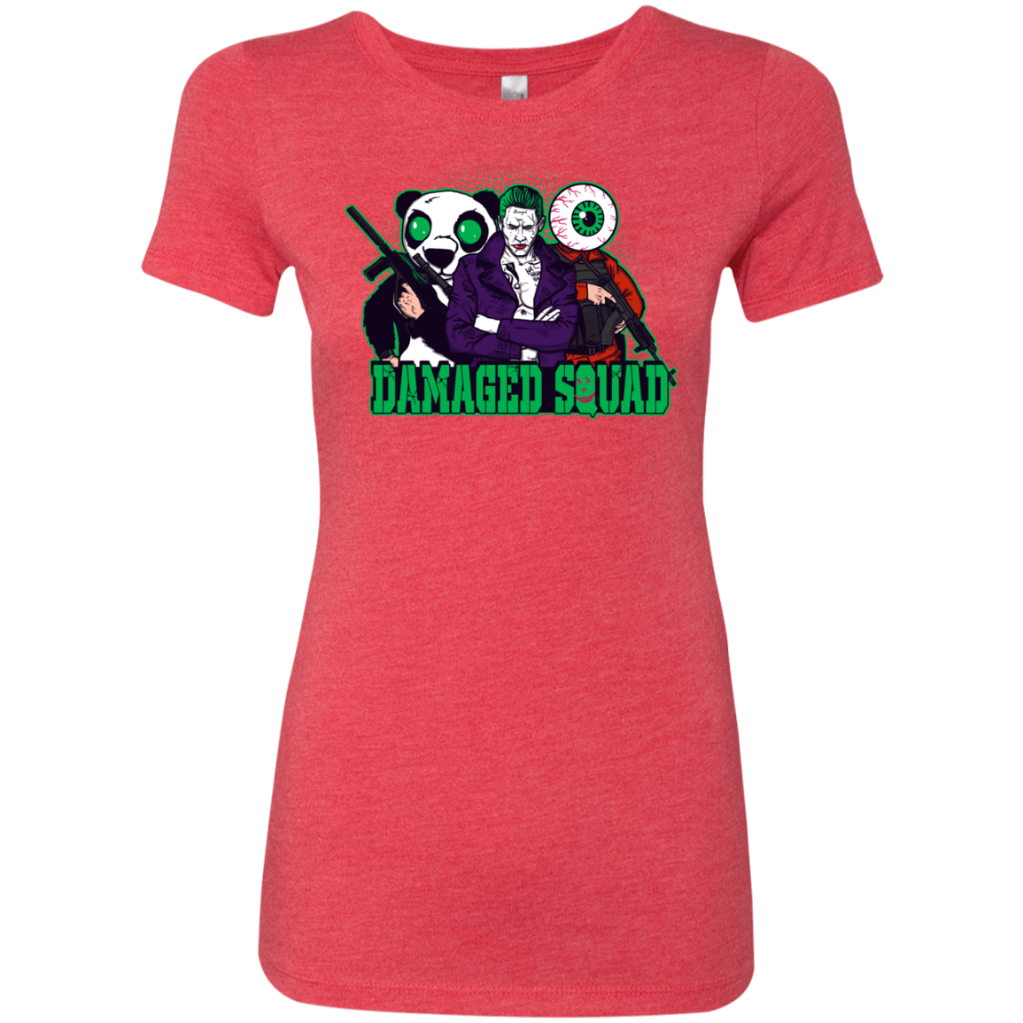 T-Shirts Vintage Red / Small Damaged Squad Women's Triblend T-Shirt