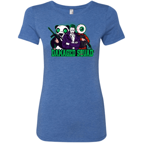 T-Shirts Vintage Royal / Small Damaged Squad Women's Triblend T-Shirt