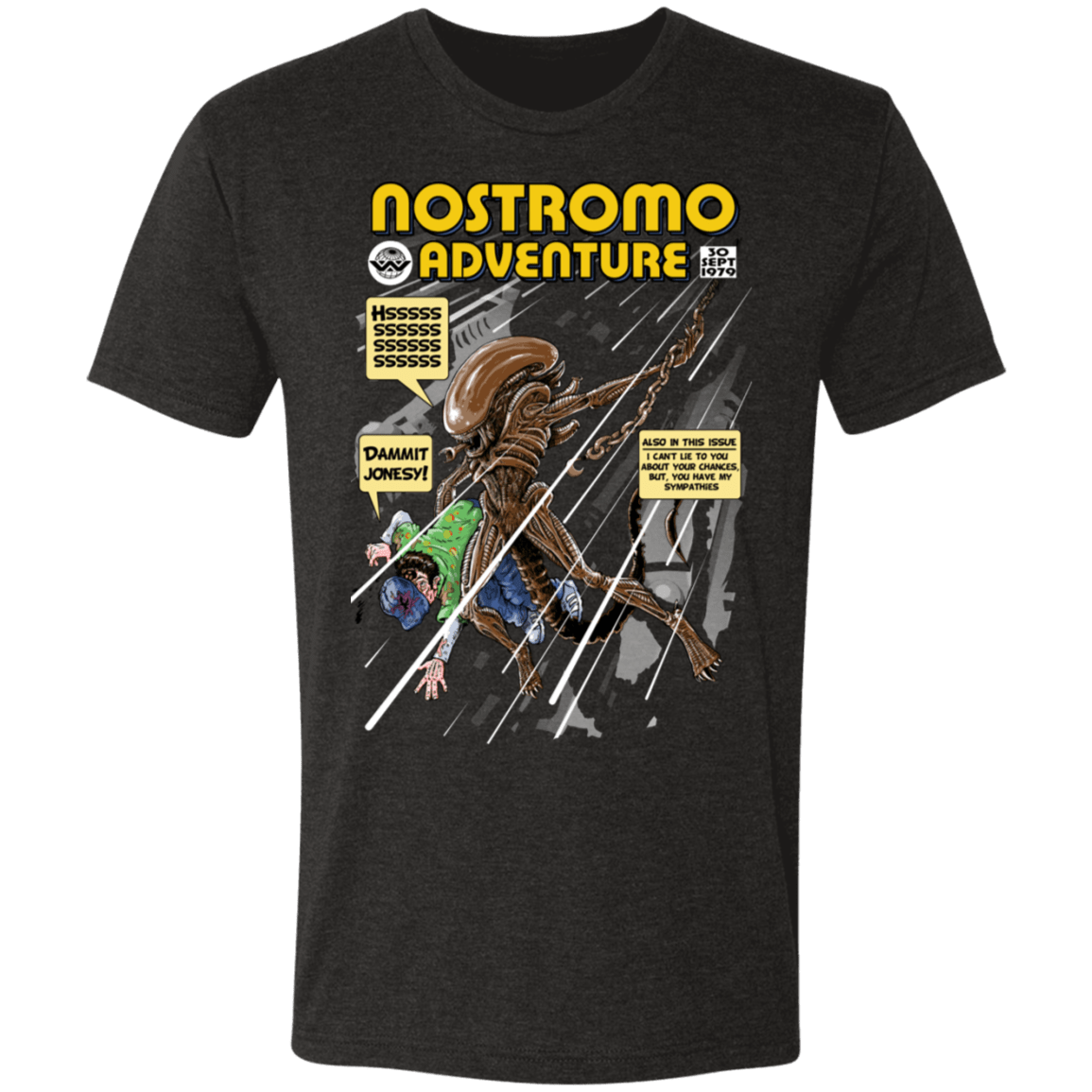 T-Shirts Vintage Black / S Dammit Jonesy Men's Triblend T-Shirt