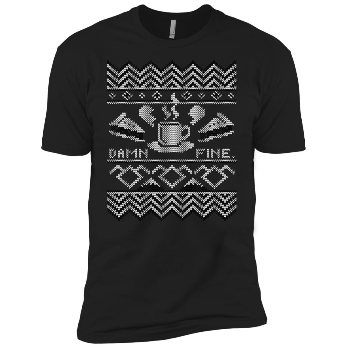 T-Shirts Black / YXS Damn Fine Sweater_mephias Boys Premium T-Shirt