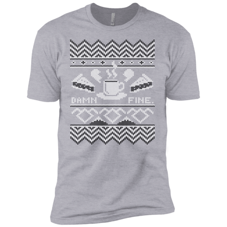 T-Shirts Heather Grey / YXS Damn Fine Sweater_mephias Boys Premium T-Shirt