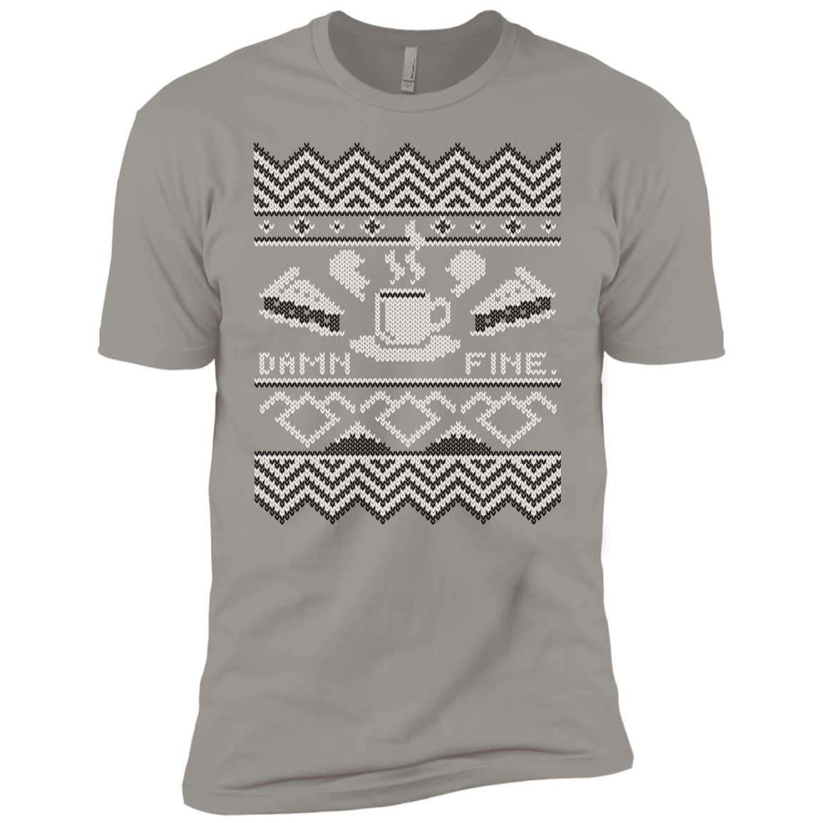 T-Shirts Light Grey / YXS Damn Fine Sweater_mephias Boys Premium T-Shirt