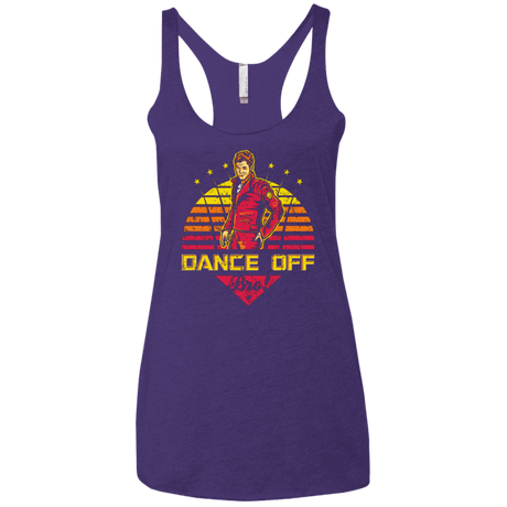 T-Shirts Purple / X-Small Dance Off Bro Women's Triblend Racerback Tank