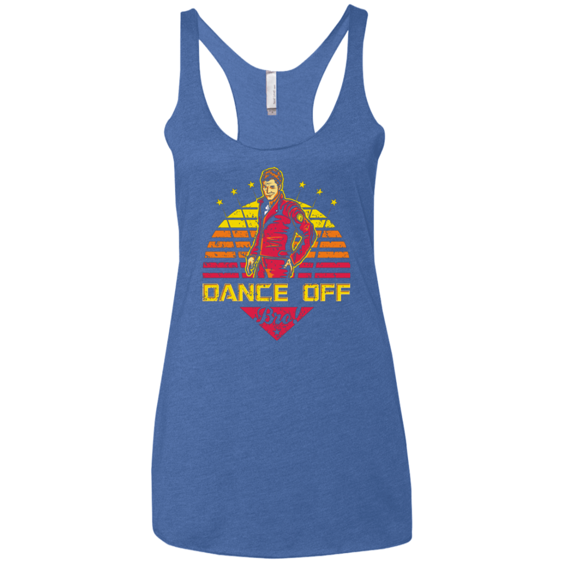 T-Shirts Vintage Royal / X-Small Dance Off Bro Women's Triblend Racerback Tank