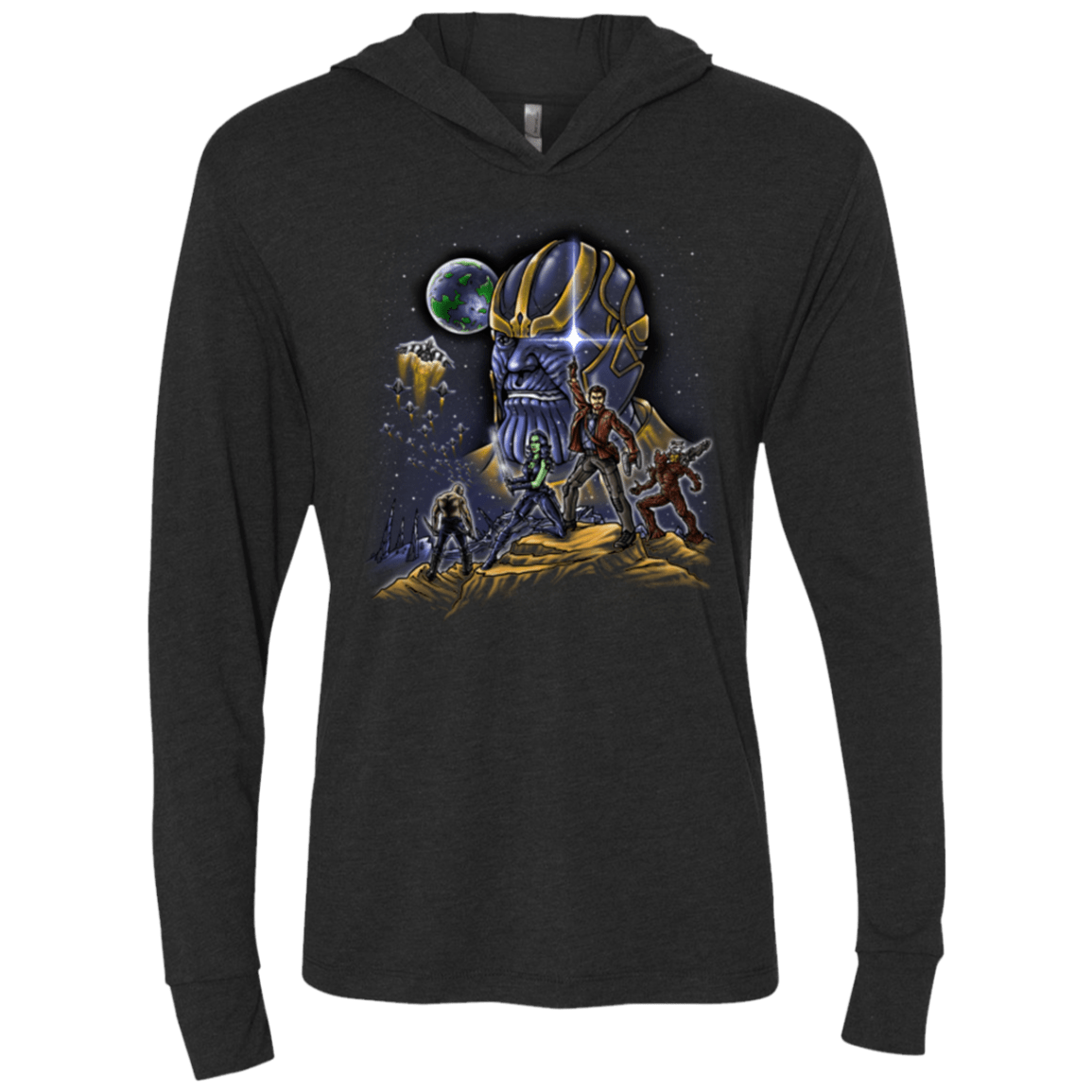 T-Shirts Vintage Black / X-Small Dance Wars Triblend Long Sleeve Hoodie Tee