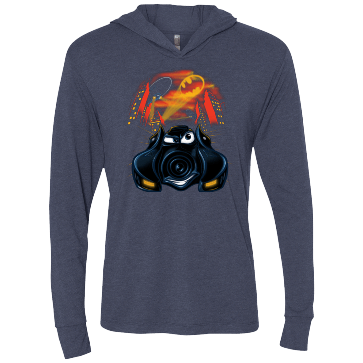 T-Shirts Vintage Navy / X-Small Dance With The Devil Triblend Long Sleeve Hoodie Tee