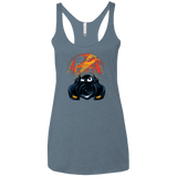 T-Shirts Indigo / X-Small Dance With The Devil Women's Triblend Racerback Tank