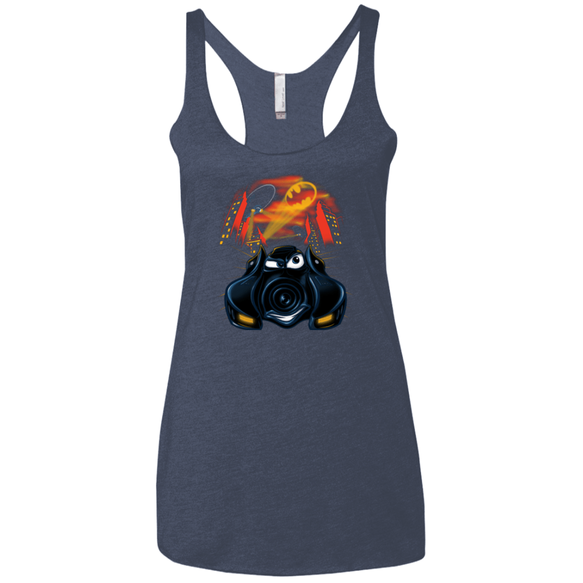 T-Shirts Vintage Navy / X-Small Dance With The Devil Women's Triblend Racerback Tank