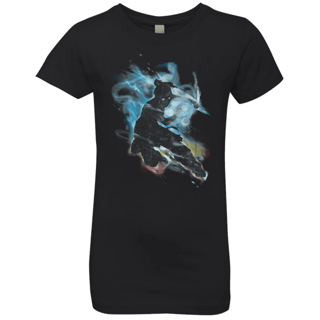 T-Shirts Black / YXS Dancing With Elements Korra Girls Premium T-Shirt