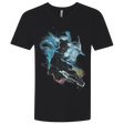 T-Shirts Black / X-Small Dancing With Elements Korra Men's Premium V-Neck