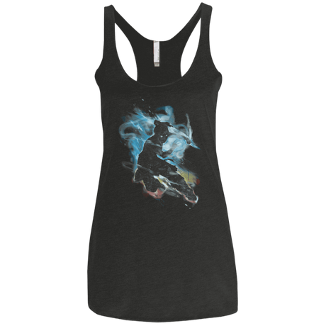 T-Shirts Vintage Black / X-Small Dancing With Elements Korra Women's Triblend Racerback Tank