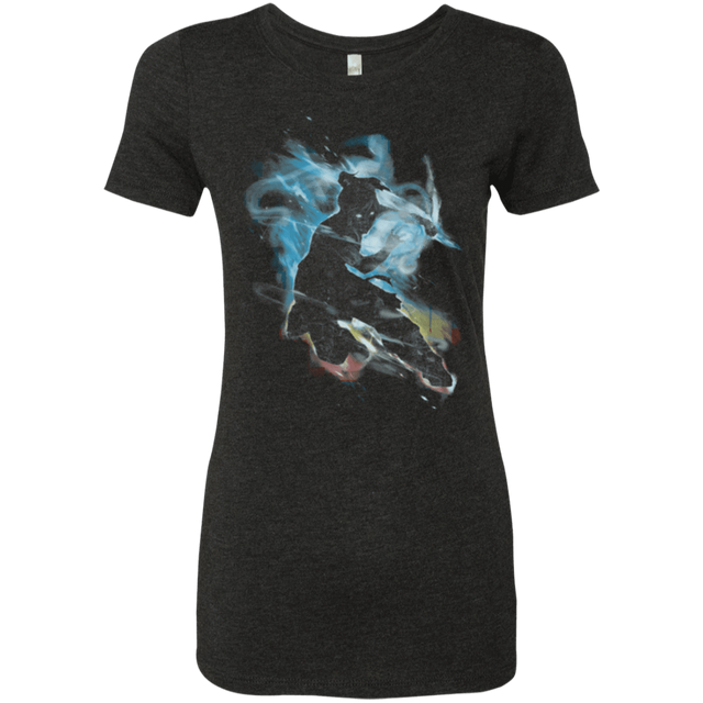 T-Shirts Vintage Black / Small Dancing With Elements Korra Women's Triblend T-Shirt