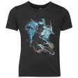 T-Shirts Vintage Black / YXS Dancing With Elements Korra Youth Triblend T-Shirt