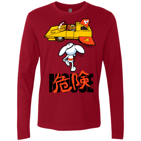 T-Shirts Cardinal / Small Danger Akira Mouse Men's Premium Long Sleeve