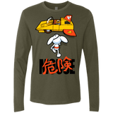 T-Shirts Military Green / Small Danger Akira Mouse Men's Premium Long Sleeve