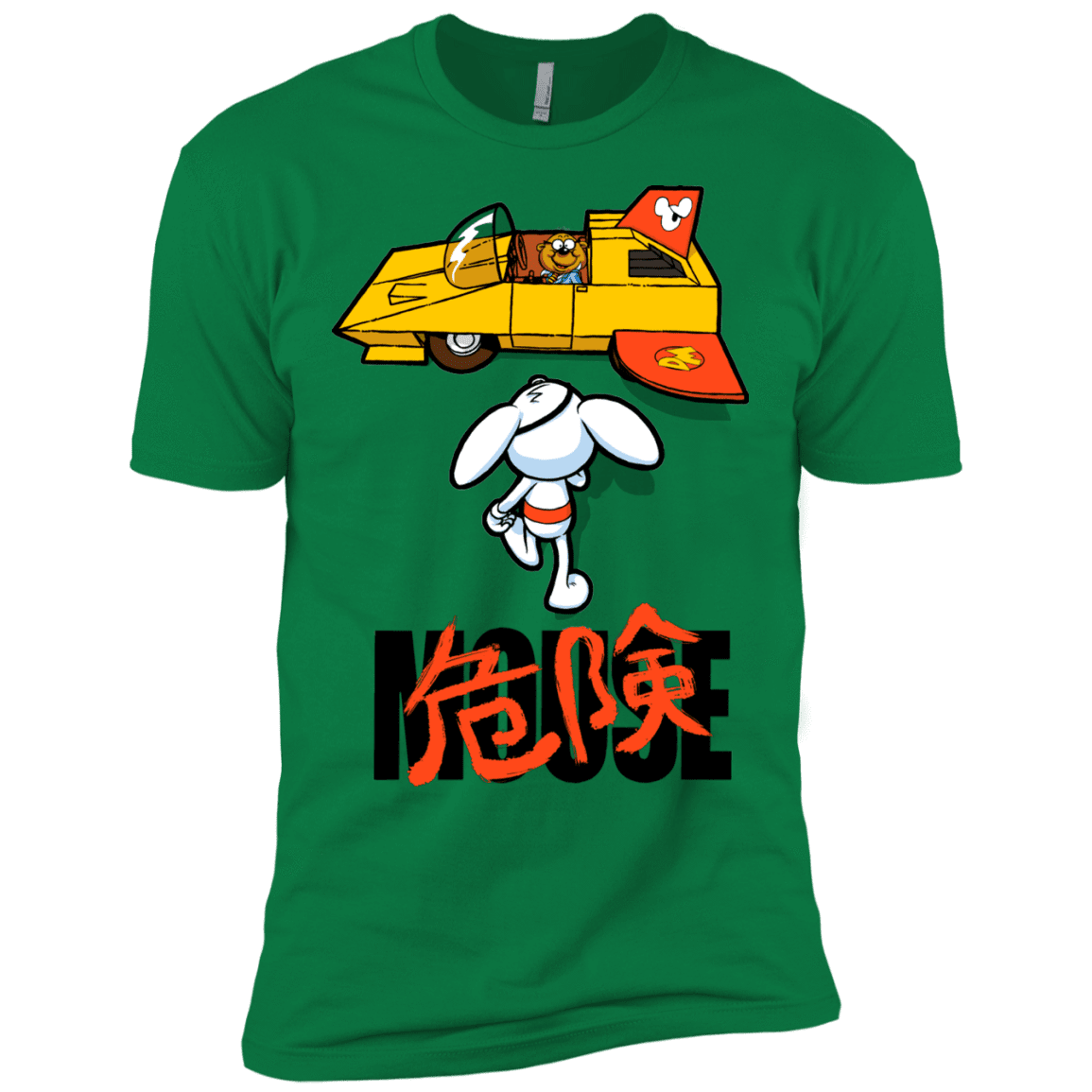 T-Shirts Kelly Green / X-Small Danger Akira Mouse Men's Premium T-Shirt