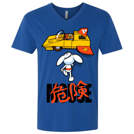 T-Shirts Royal / X-Small Danger Akira Mouse Men's Premium V-Neck