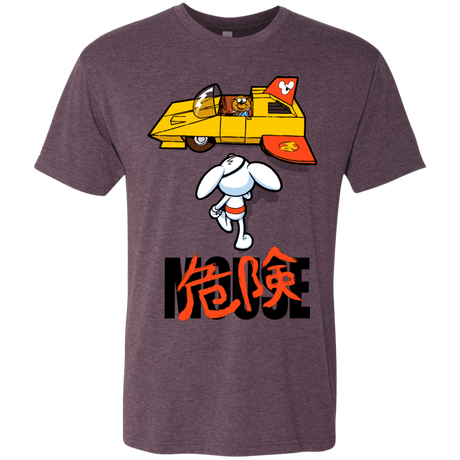 T-Shirts Vintage Purple / Small Danger Akira Mouse Men's Triblend T-Shirt