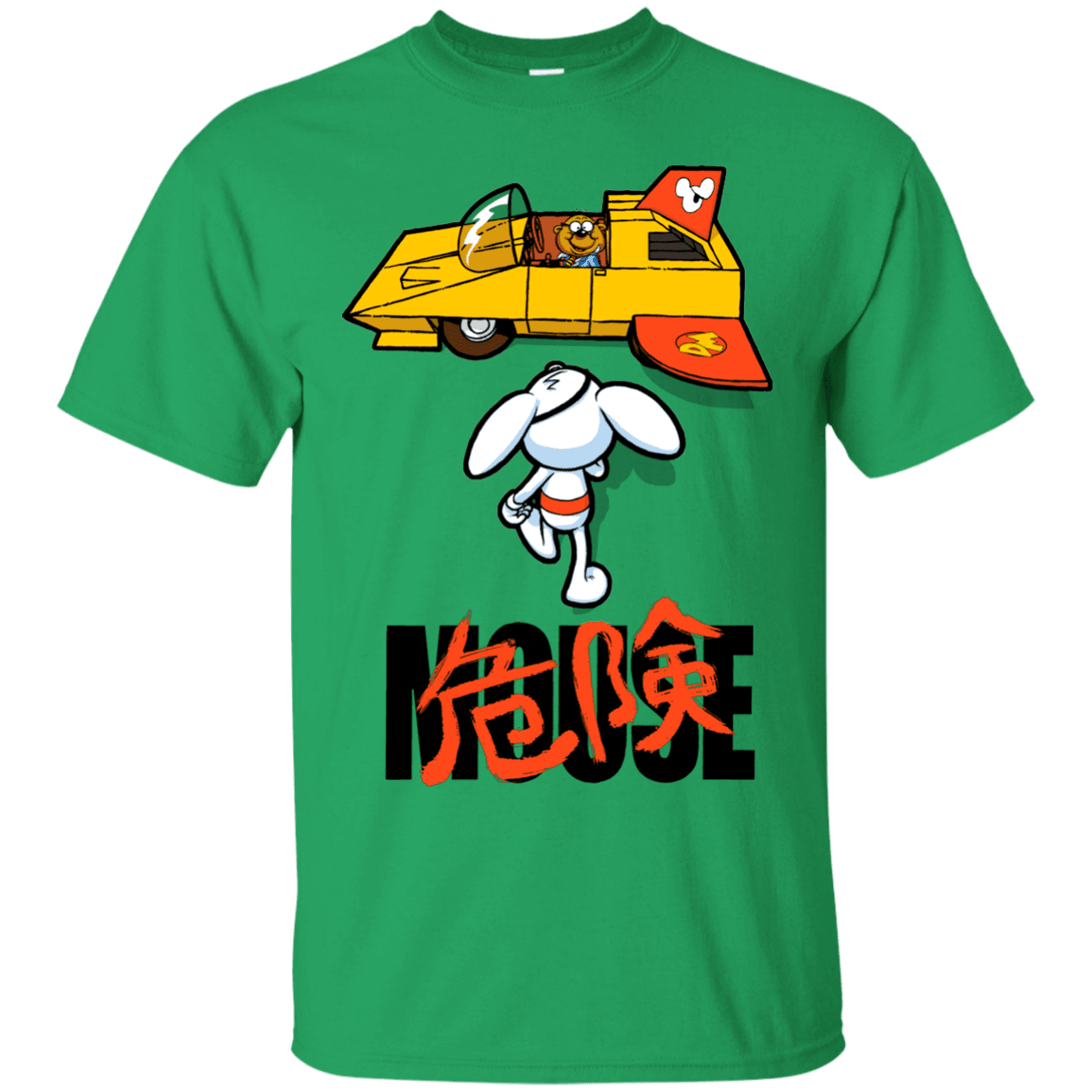 T-Shirts Irish Green / Small Danger Akira Mouse T-Shirt