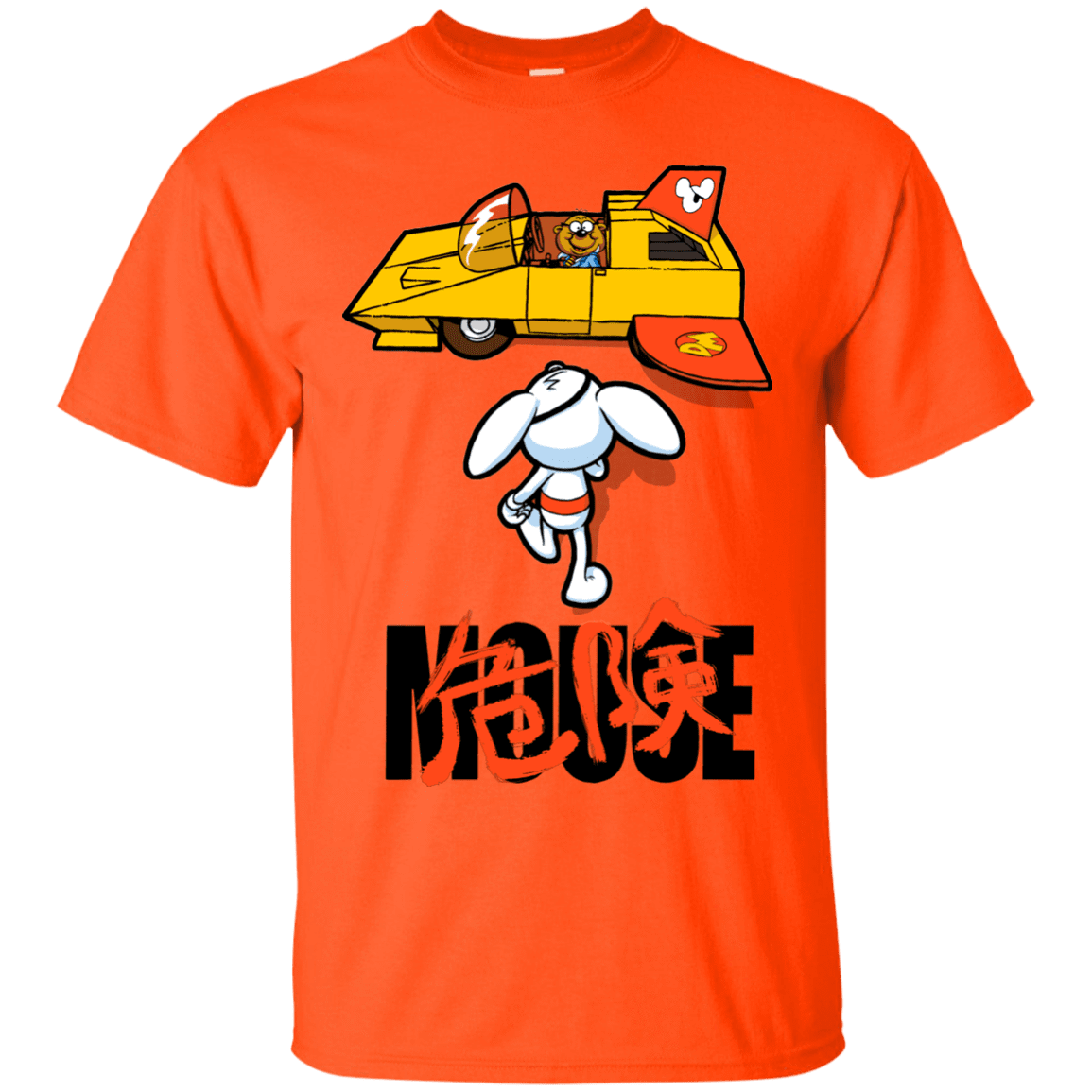 T-Shirts Orange / Small Danger Akira Mouse T-Shirt