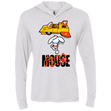 T-Shirts Heather White / X-Small Danger Akira Mouse Triblend Long Sleeve Hoodie Tee