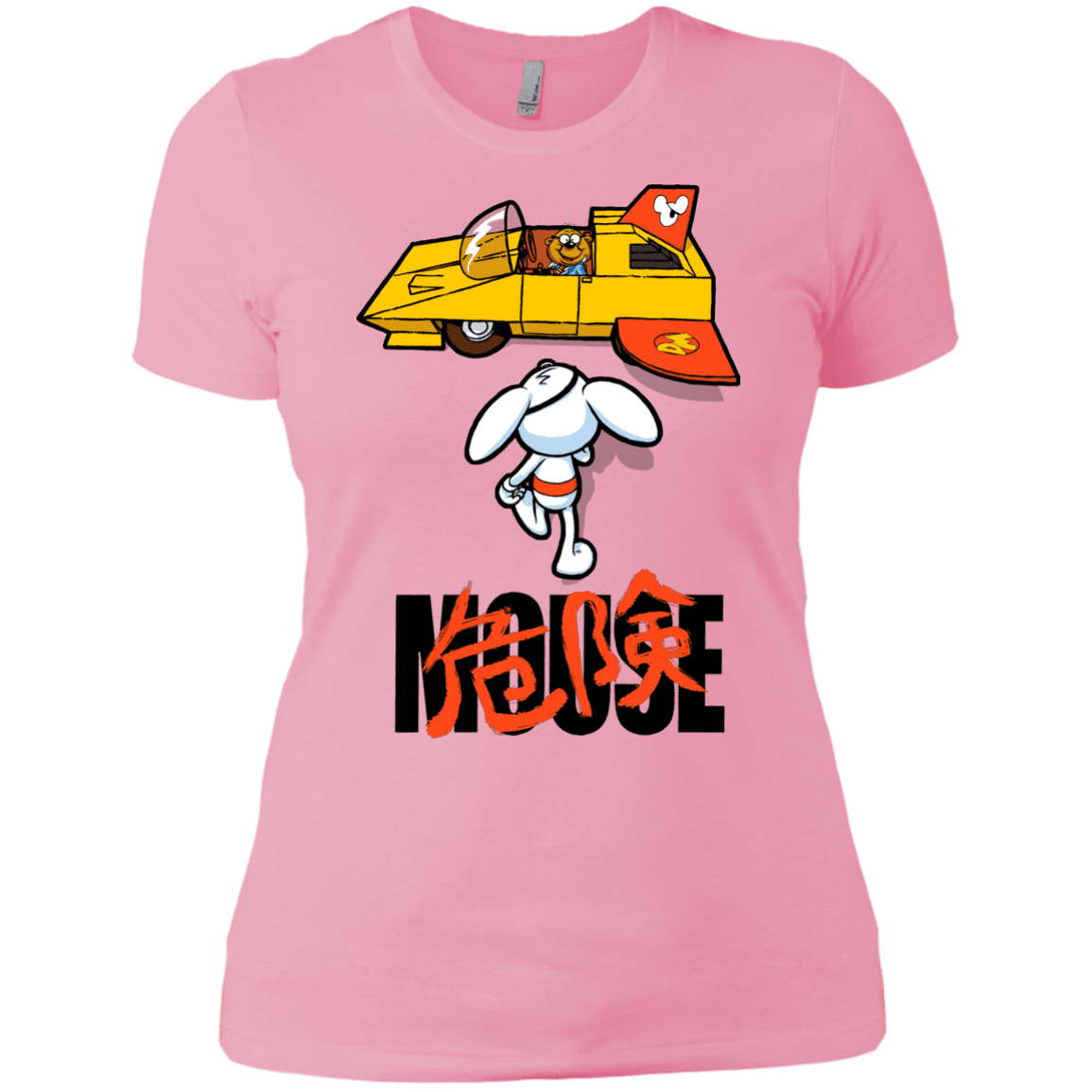 T-Shirts Light Pink / X-Small Danger Akira Mouse Women's Premium T-Shirt